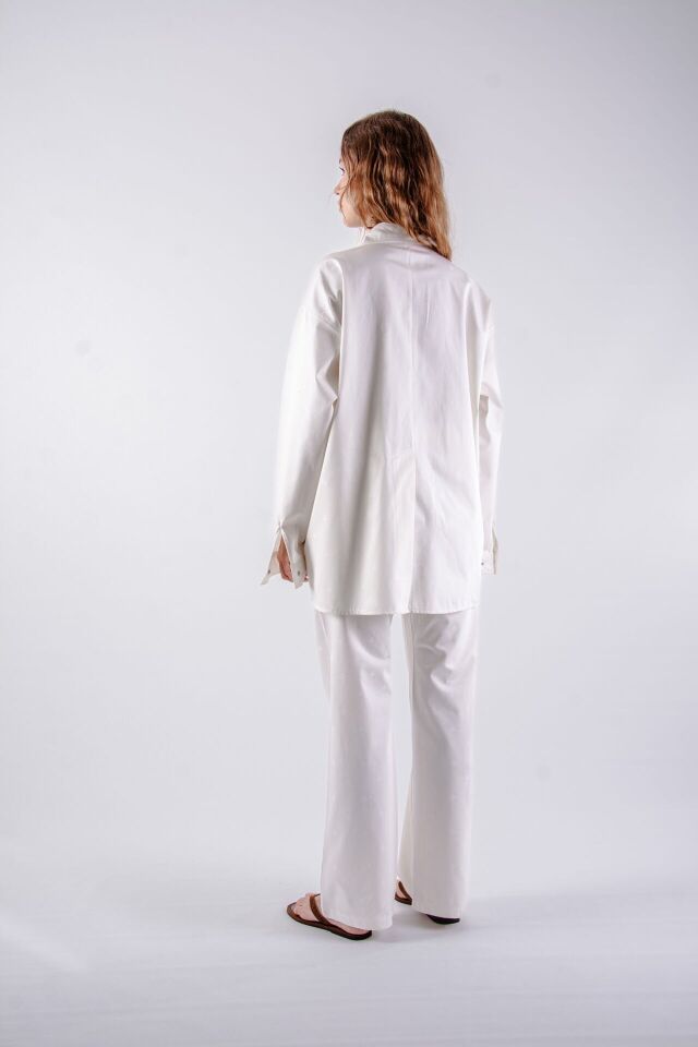 Çapalı Desenli Oversize Takım L-XL