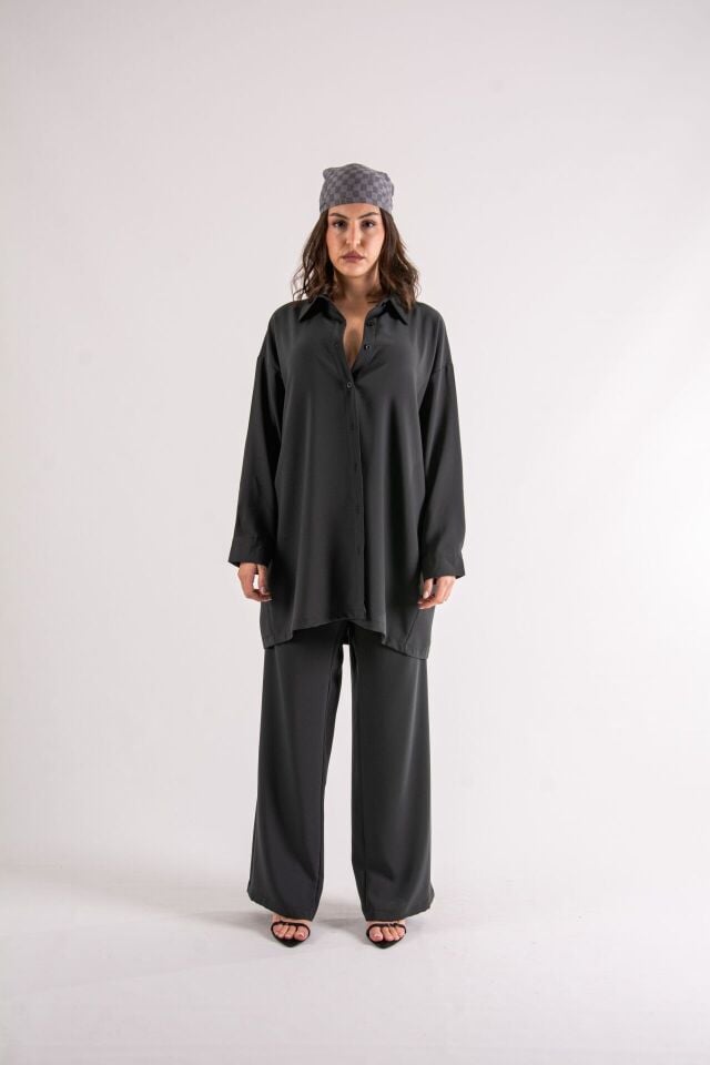 Antrasit Oversize Takım