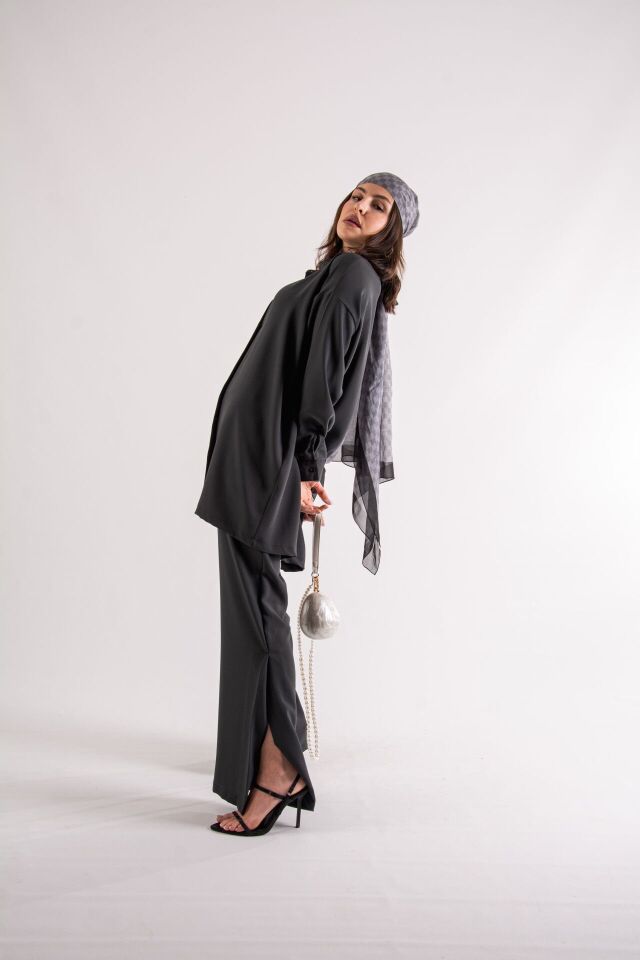Antrasit Oversize Takım