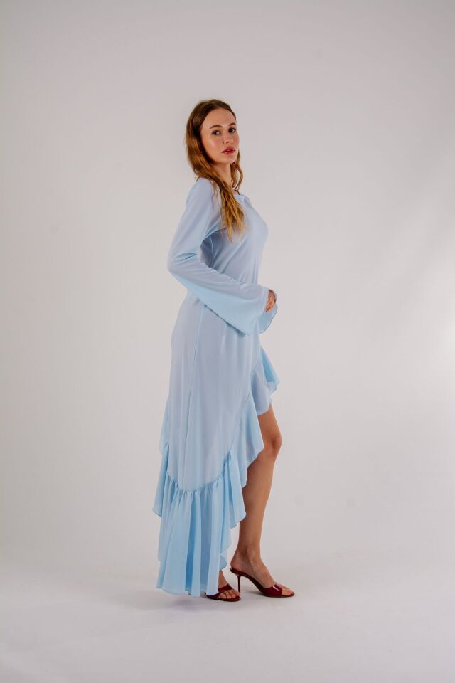 Bebe Mavisi Plaj Elbisesi