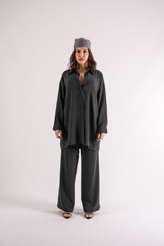 Antrasit Oversize Takım L-XL
