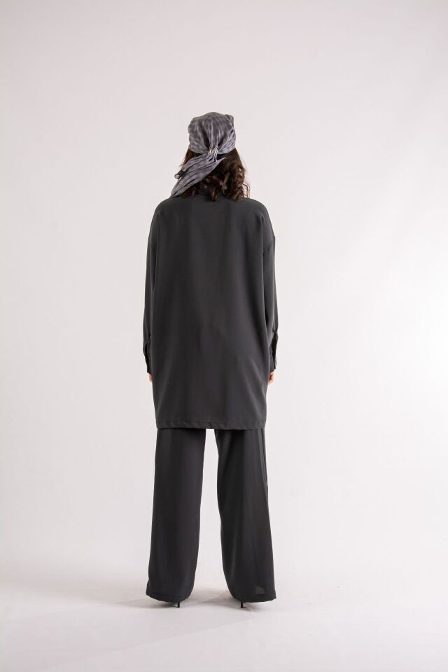 Antrasit Oversize Takım S-M