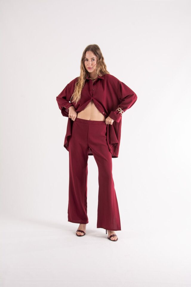 Bordo Oversize Takım