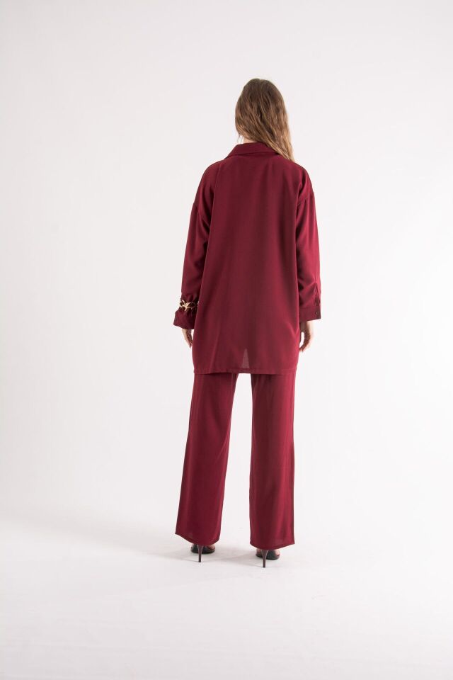 Bordo Oversize Takım
