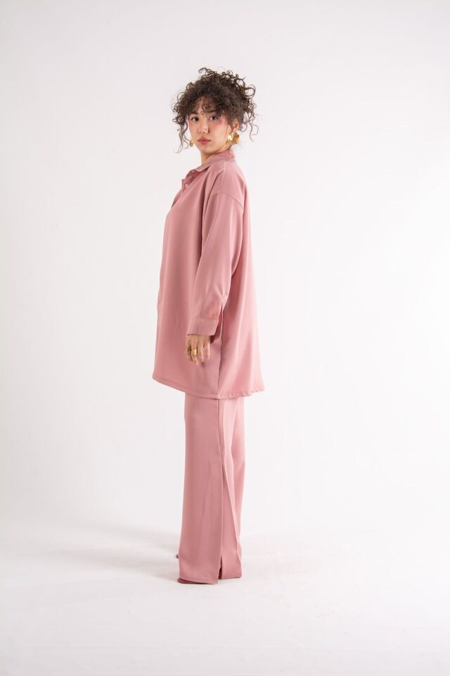 Gül Kurusu Oversize Takım L-XL