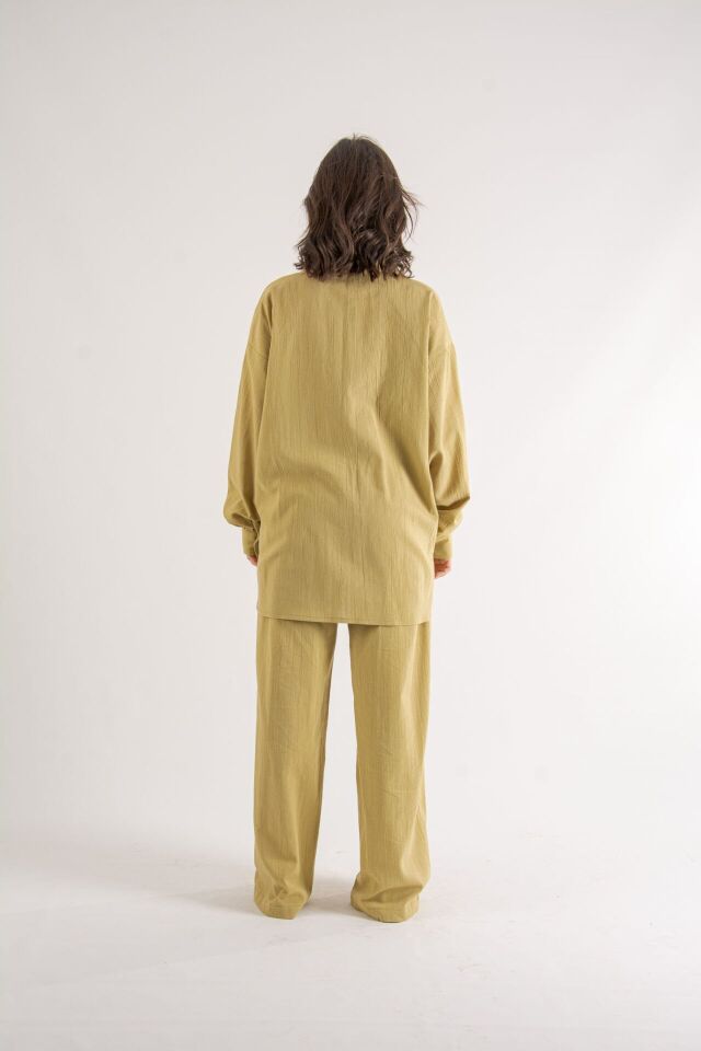 Zeytin Yeşili Oversize Takım