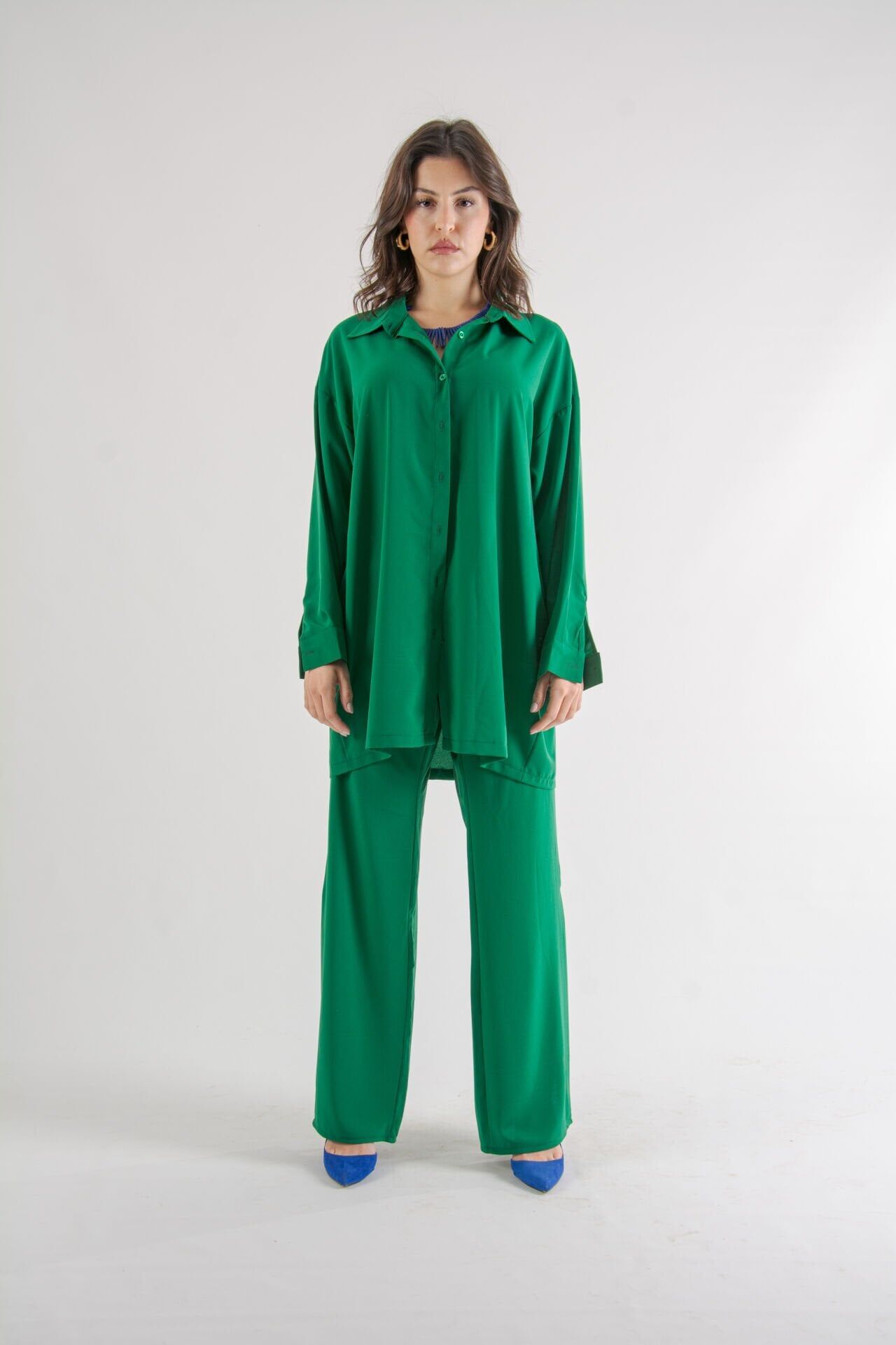 Yeşil Oversize İkili Takım L-XL