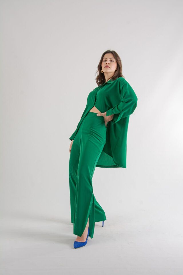 Yeşil Oversize İkili Takım L-XL