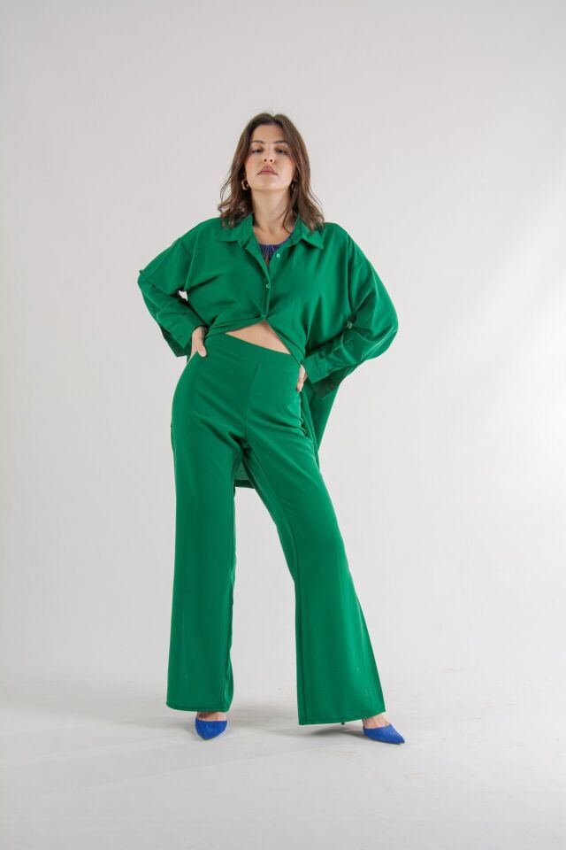 Yeşil Oversize İkili Takım L-XL