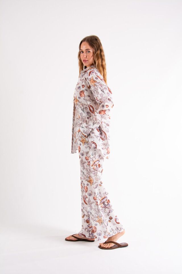 Deniz Kabuklu Oversize Takım S-M