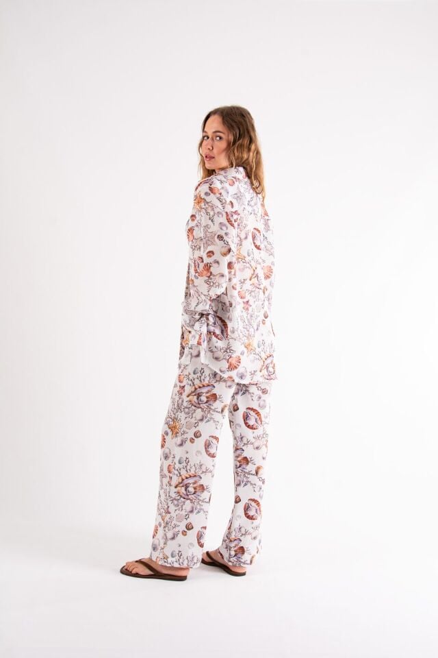 Deniz Kabuklu Oversize Takım S-M