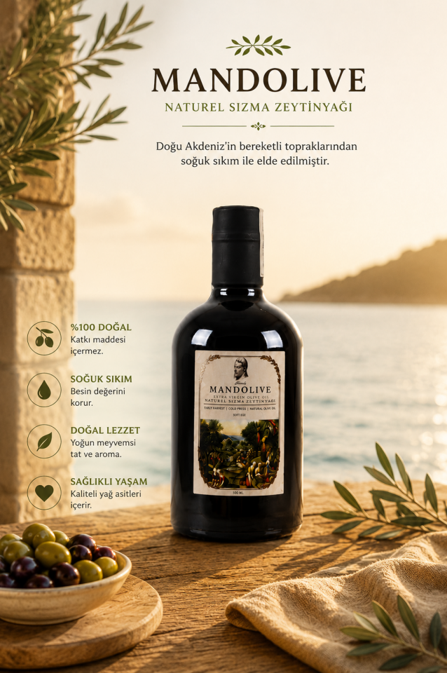 Olgun Hasat Natürel Sızma Zeytinyağı 500 ml
