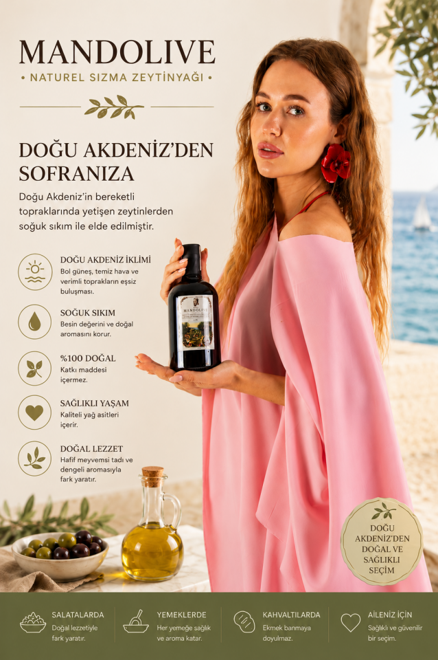 Olgun Hasat Natürel Sızma Zeytinyağı 500 ml